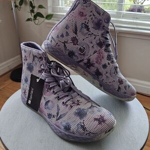Nobull Purple Floral Sneakers